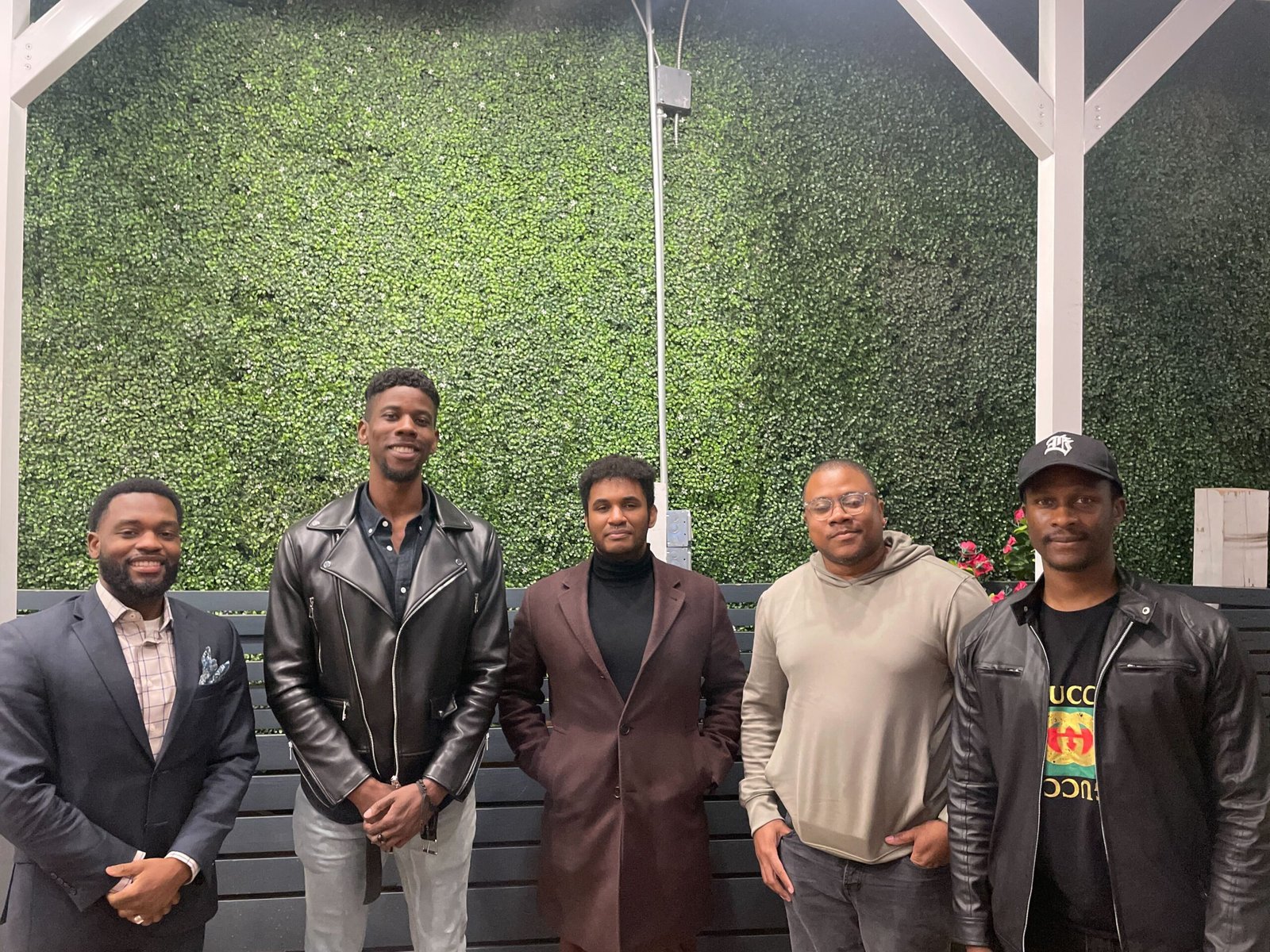 Claudius Taylor networking with founders